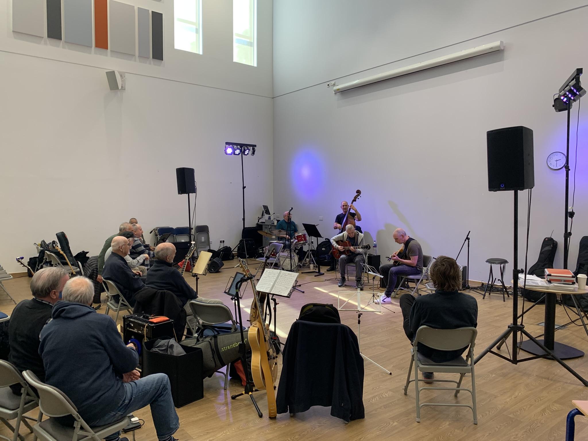 Lunchtime jam with Keith and Andy