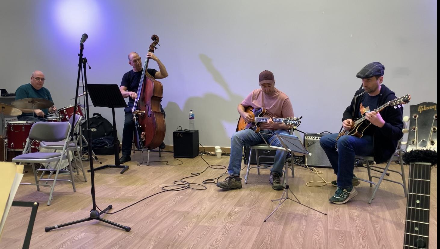 Lunchtime jam with Greg and Chris