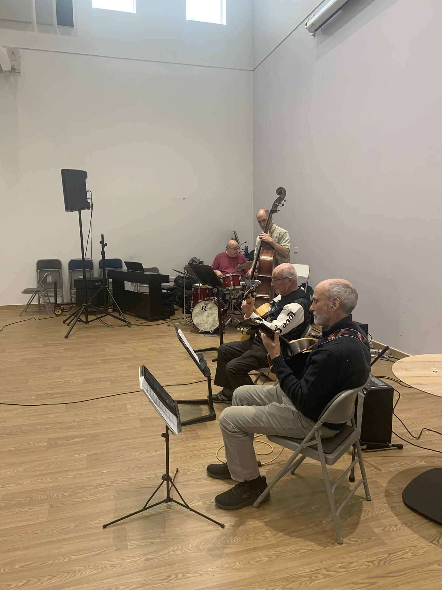 Lunchtime jam with Wim and Tonnie