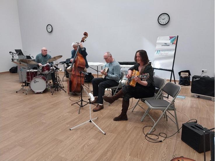 Student lunchtime jam