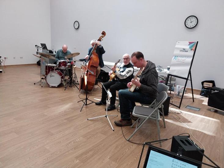 Student lunchtime jam